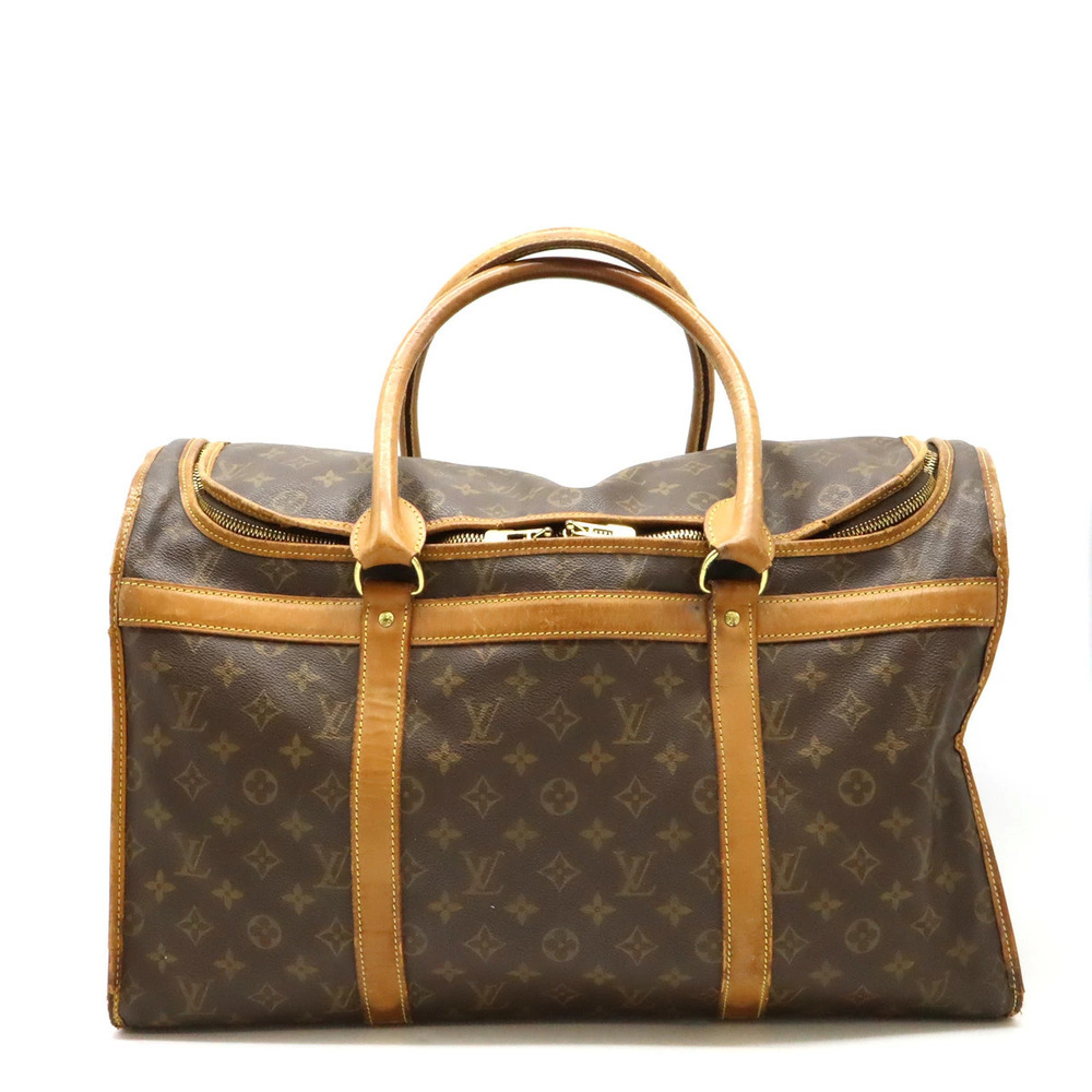 LOUIS VUITTON Monogram Sac Chien Dog Carrier Bag Pet Boston